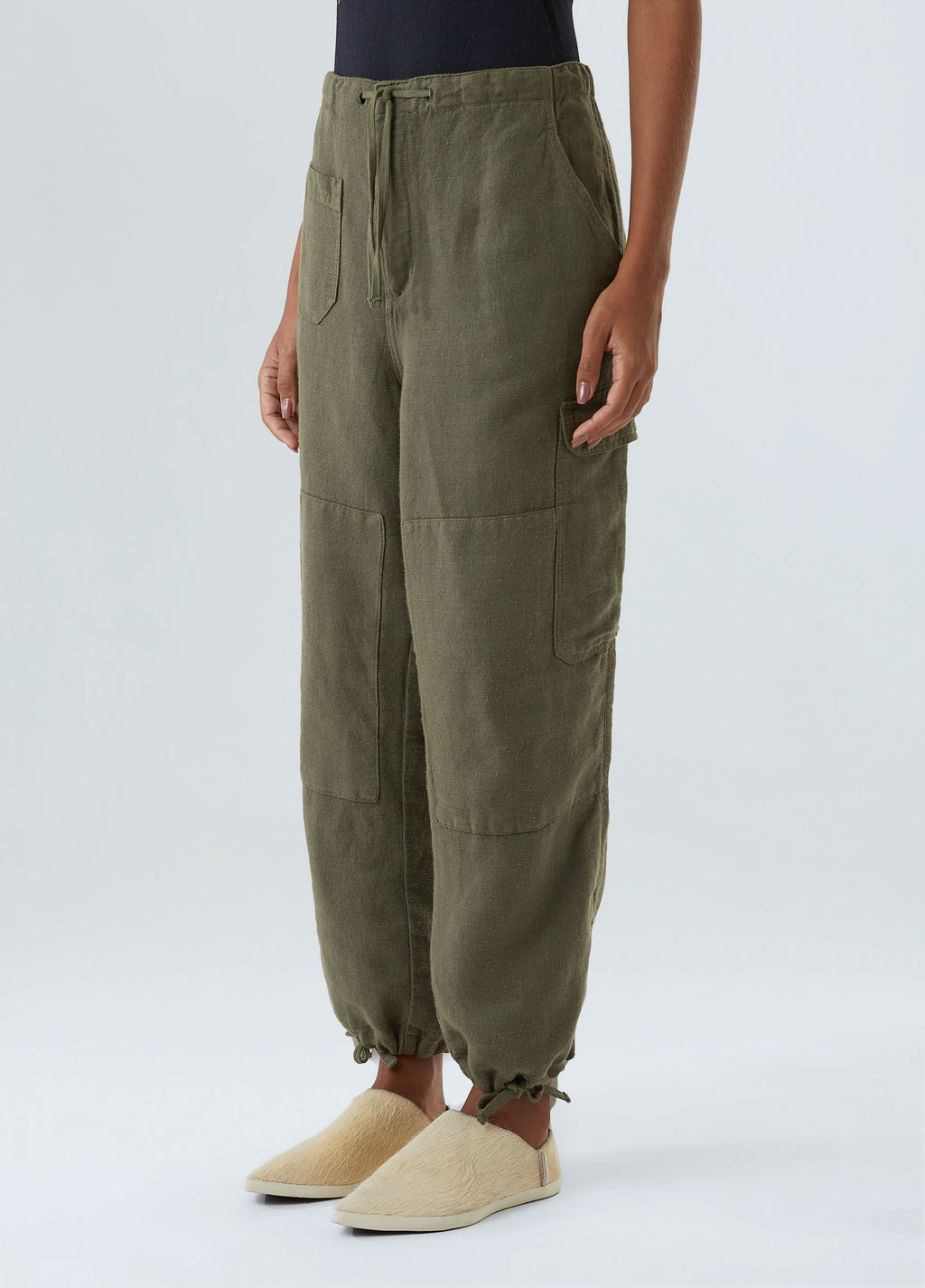 DOUBLE-FACED POCKET TROUSERS