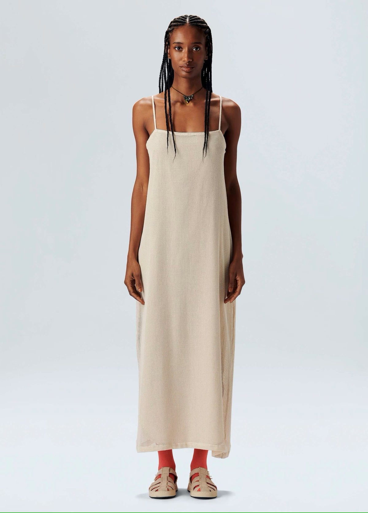 MESH LONG DRESS