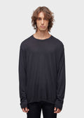 T-SHIRT VISUAL LINEN CUT LONG SLEEVE