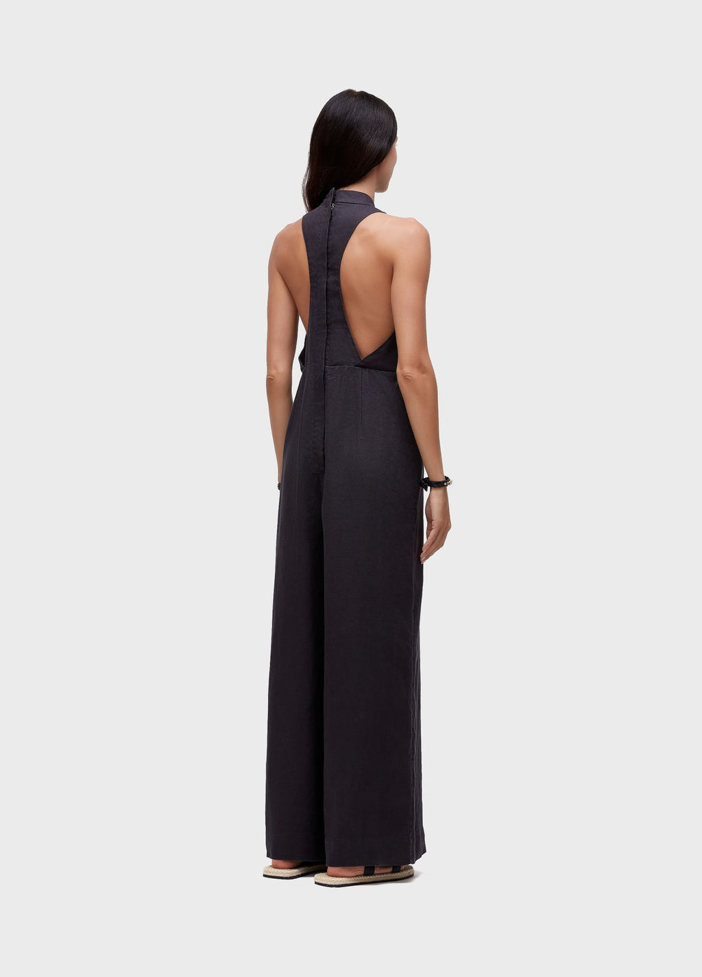 SLEEVELESS SMOKING BIAS JUMPSUIT