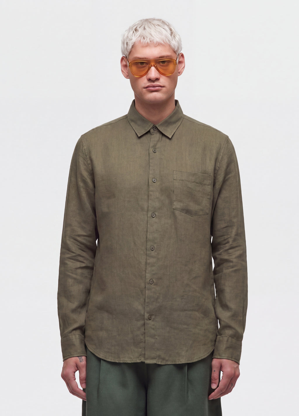 CLASSIC LINEN LONG-SLEEVED SHIRT