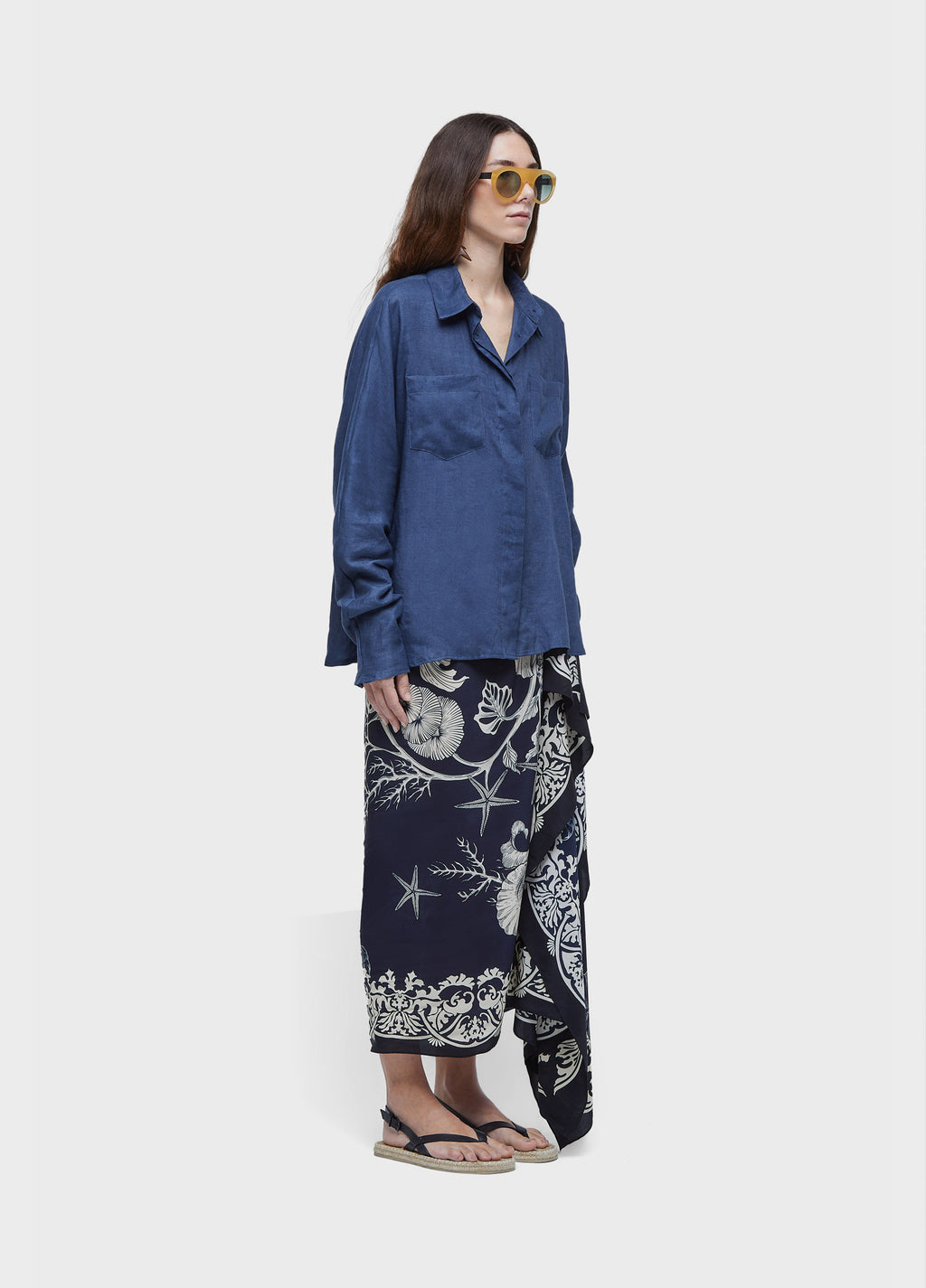 LINEN SHIRT STONE