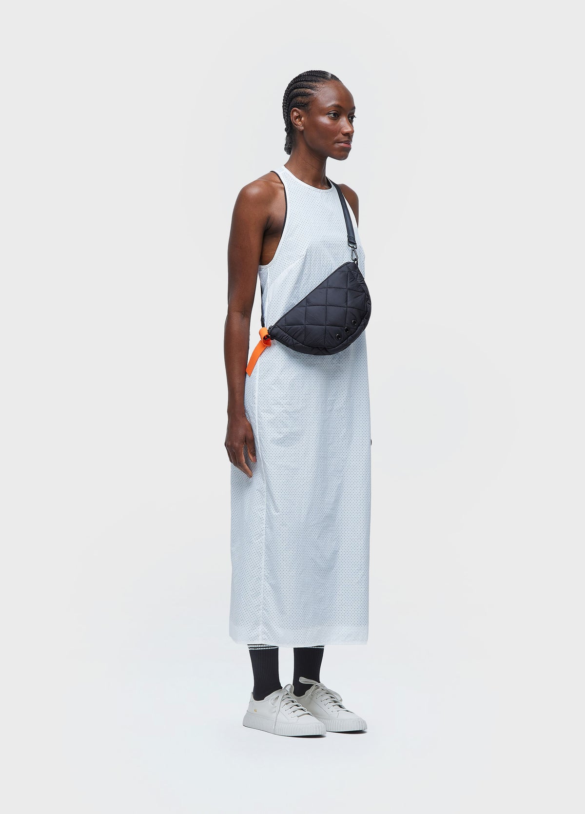 SUPERLIGHT MICRO-PERFORATED DRESS