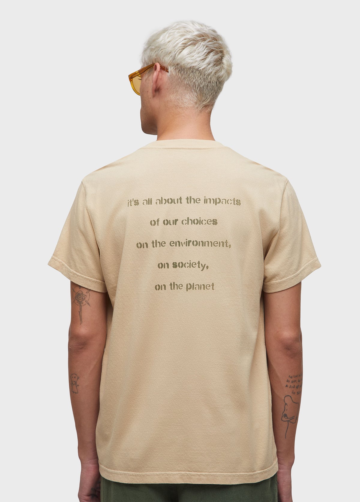 OSKLEN AND MC DOUBLE-FACED E-COLORS T-SHIRT