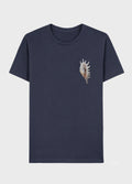 SLIM VINTAGE SHELLS SHORT SLEEVE T-SHIRT NAVY