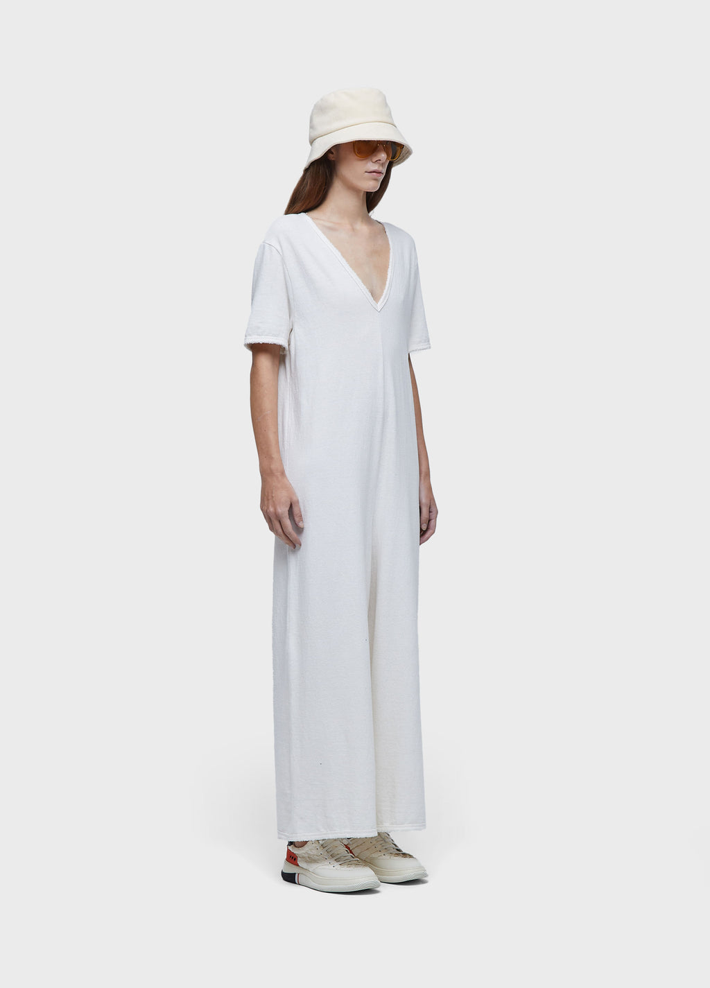 FRAYED RUSTIC JUMPSUIT