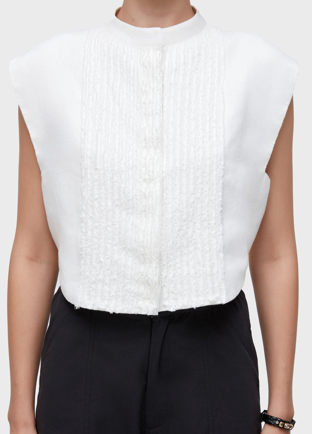 SS SMOKING BIAS BLOUSE
