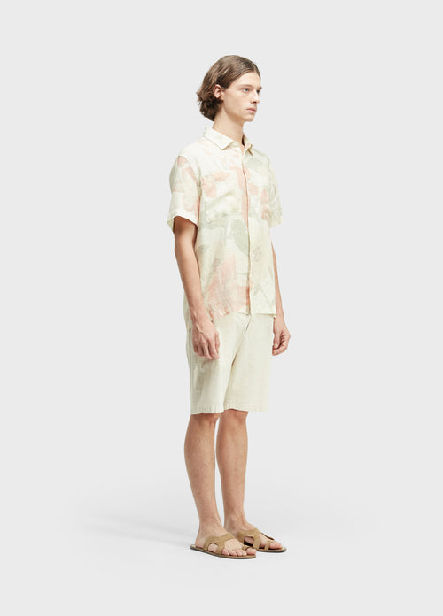 BASIC LINEN TAILORED SHORTS