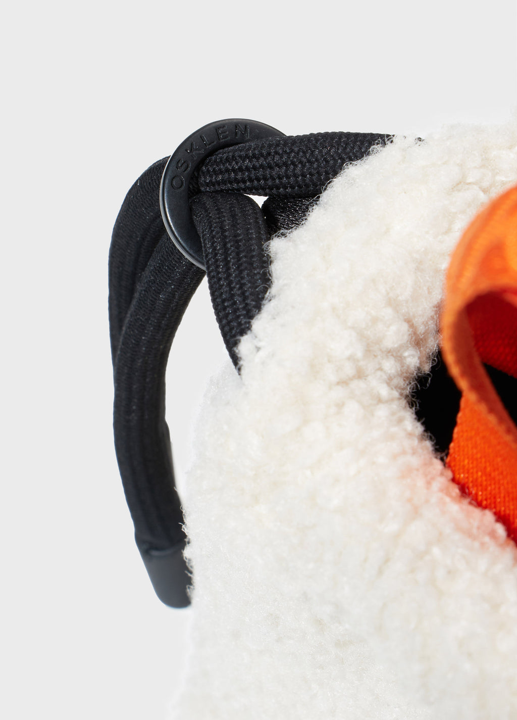 Bolsa Fleece Small Off-White/Preto – Osklen – foto 5