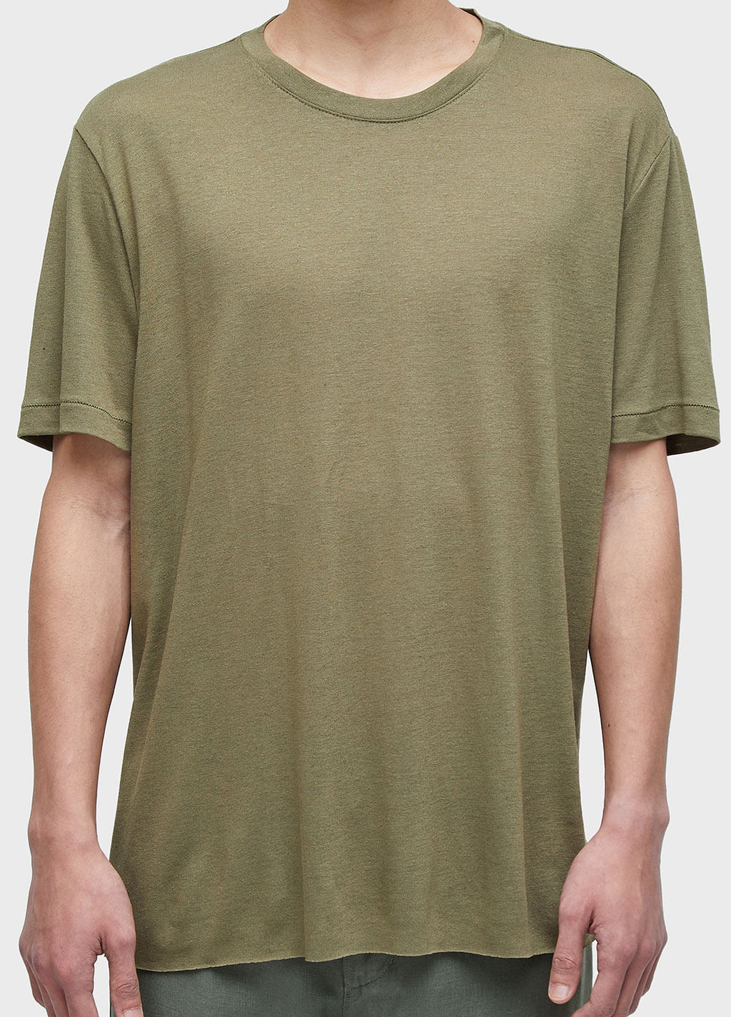 LIGHT LINEN SHORT SLEEVE T-SHIRT
