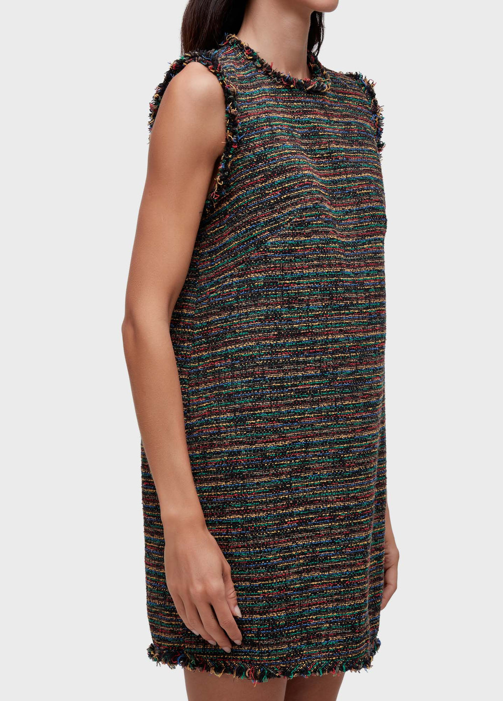 TEXTURE COLORS SHORT DRESS