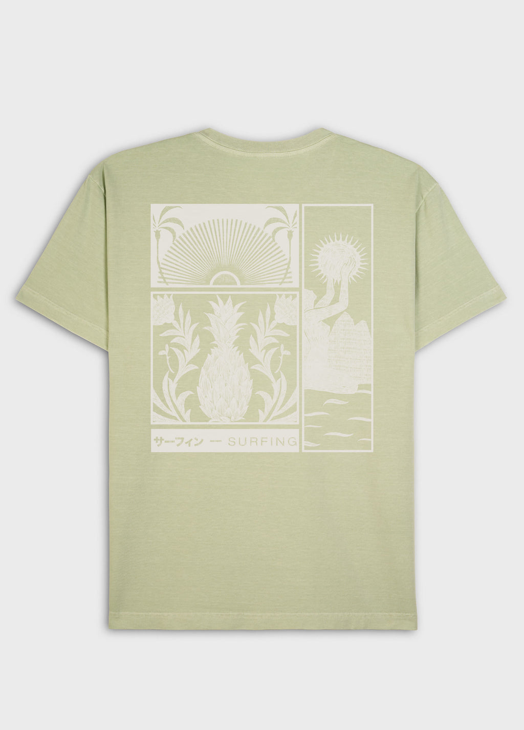 STONE STAMP T-SHIRT WITH SHORT SLEEVES