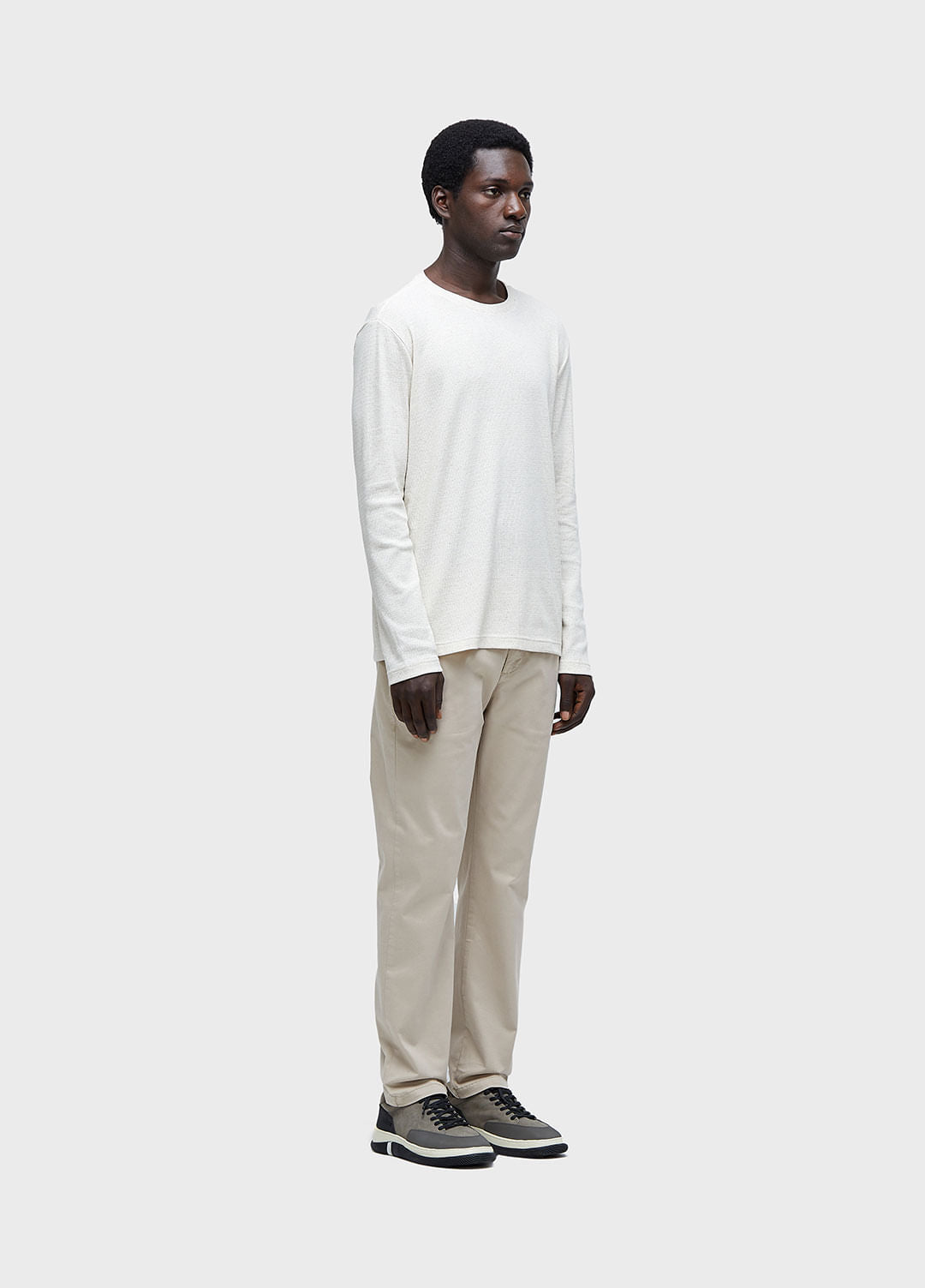 T-SHIRT RIBBED JUTA LONG SLEEVE