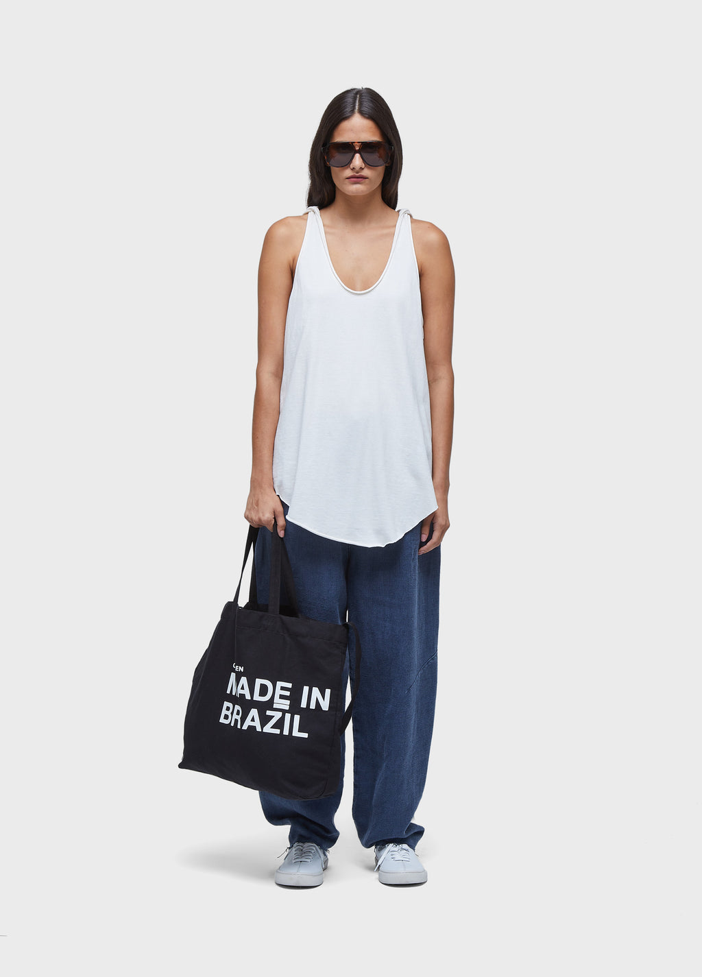 LINEN STONE PANTS
