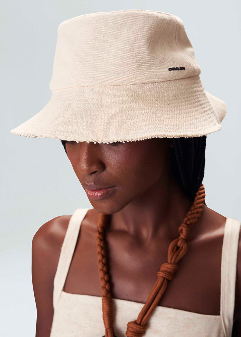 BUCKET HAT CANVAS DISTRESSED