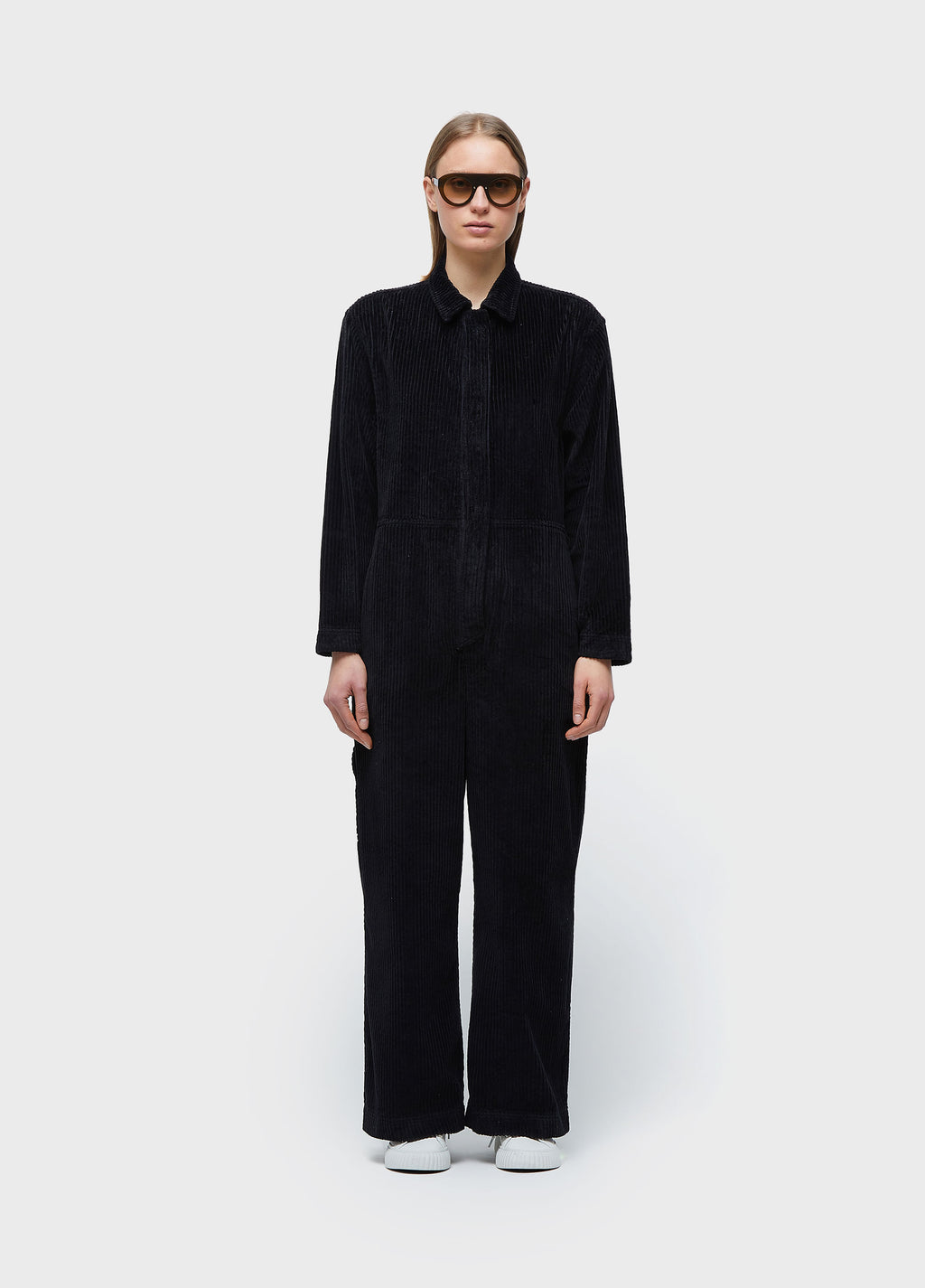 CORDUROY LONG SLEEVE COVERALL