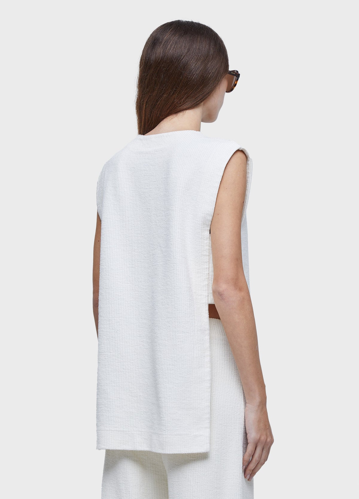 RIB-KNIT RUSTIC VEST