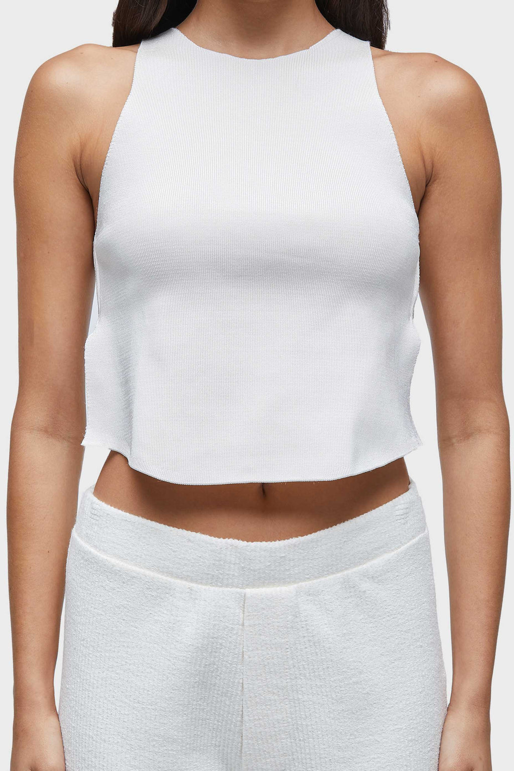 OPEN BACK RAYON RACERBACK TANK