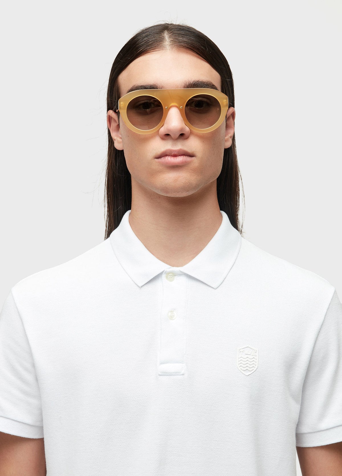 EMBOSSED CREST POLO SHIRT