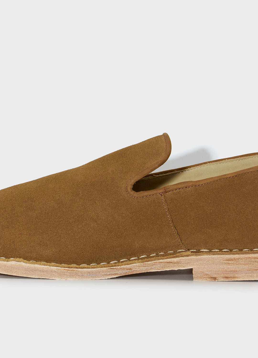 SUEDE MOC TOE SHOE