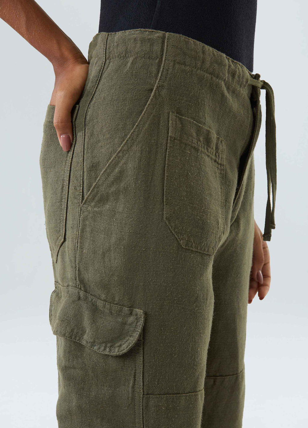 DOUBLE-FACED POCKET TROUSERS