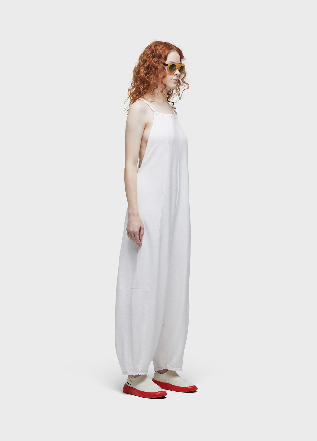 FRAYED RUSTIC NAKED BACK JUMPSUIT