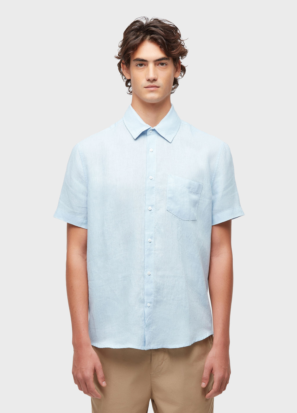 CLASSIC LINEN SHORT-SLEEVED SHIRT