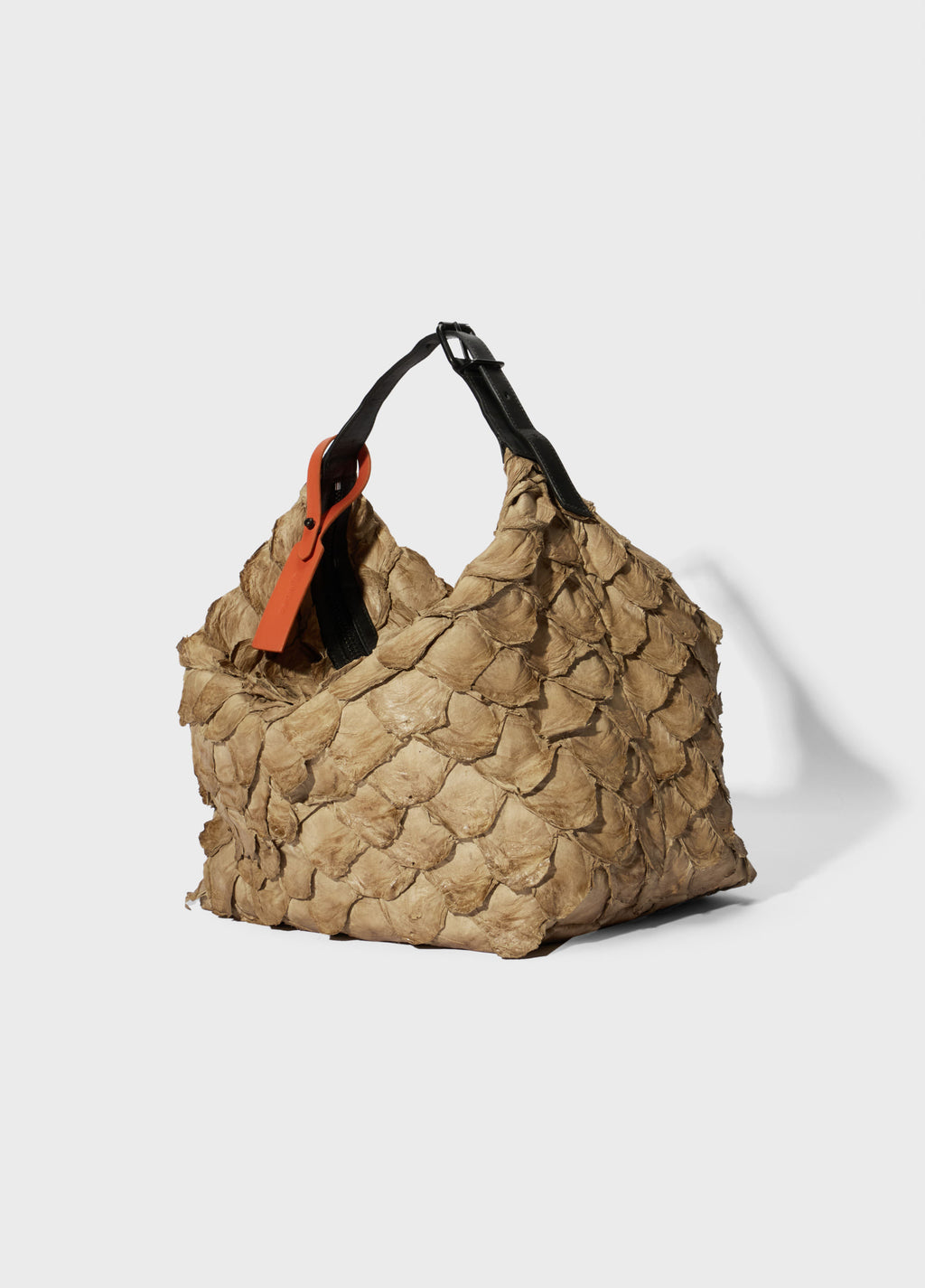 Bolsa Pirarucu Bakare XL Caqui/Preto – Osklen – foto 3