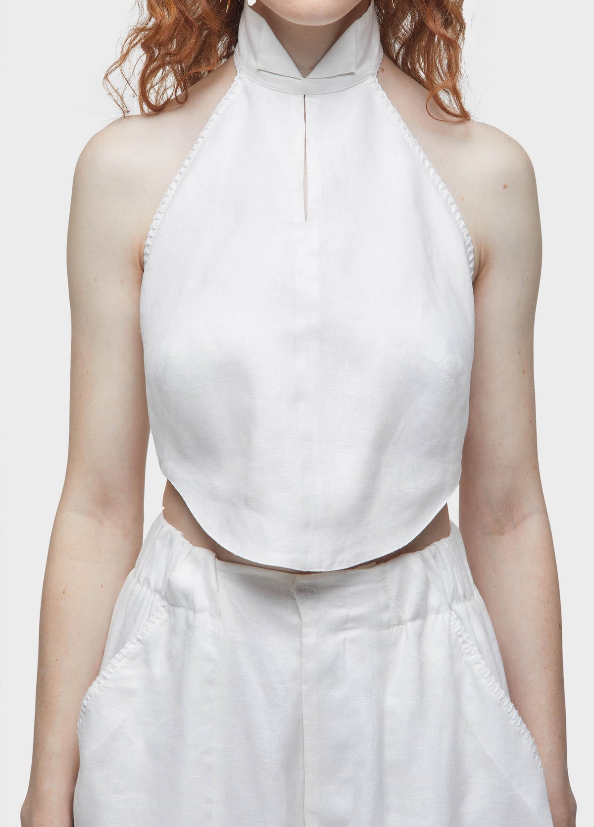 FRONT ONLY CROCHET COLLAR