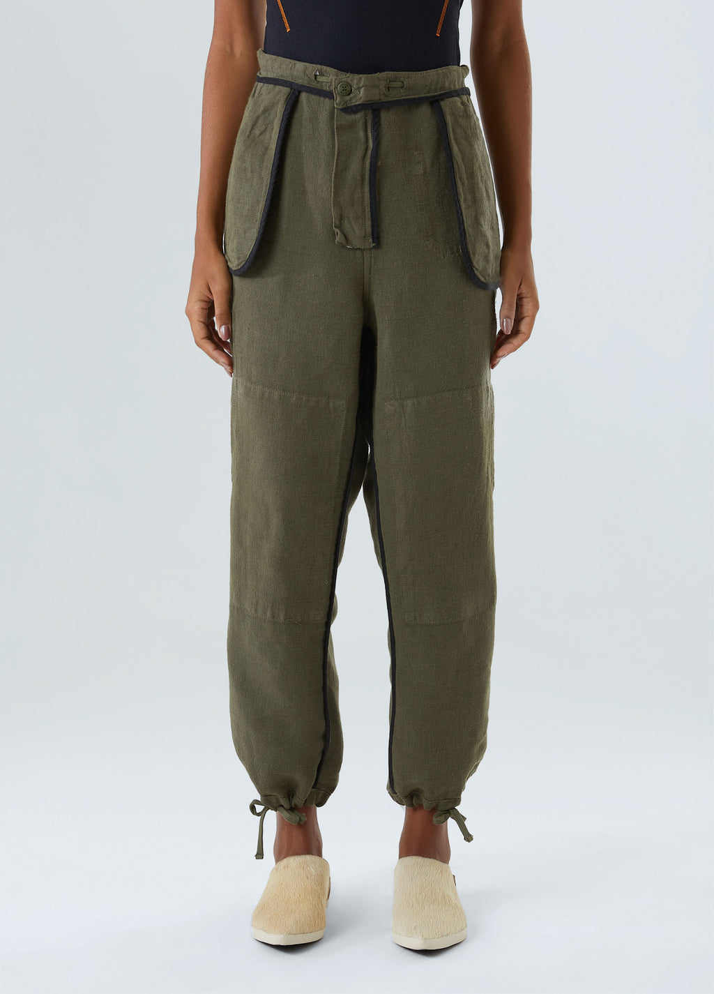 DOUBLE-FACED POCKET TROUSERS