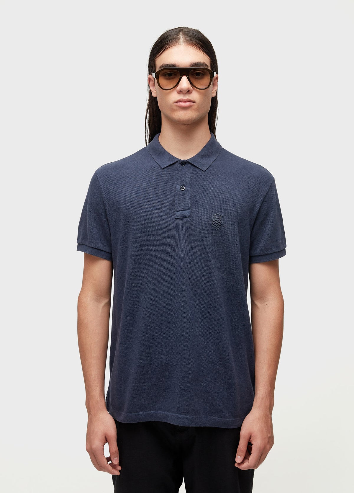 EMBOSSED CREST POLO SHIRT