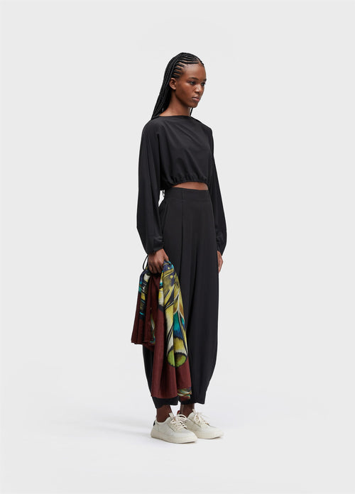 SUPERLIGHT LONG-SLEEVED SHIRT WITH ADJUSTABLE WAIST