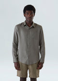 Camisa Classic Linen ML Verde Frio – Osklen – foto 1