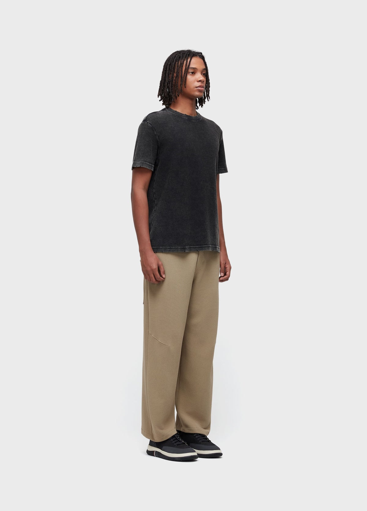 OVER RUSTIC TEXTURE PANTS