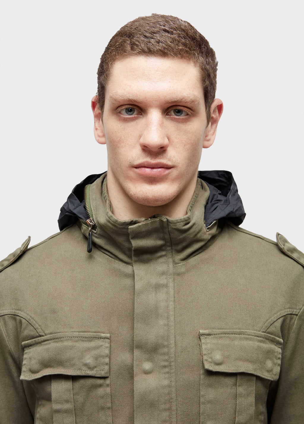 PARKA HIGH NECK POCKETS