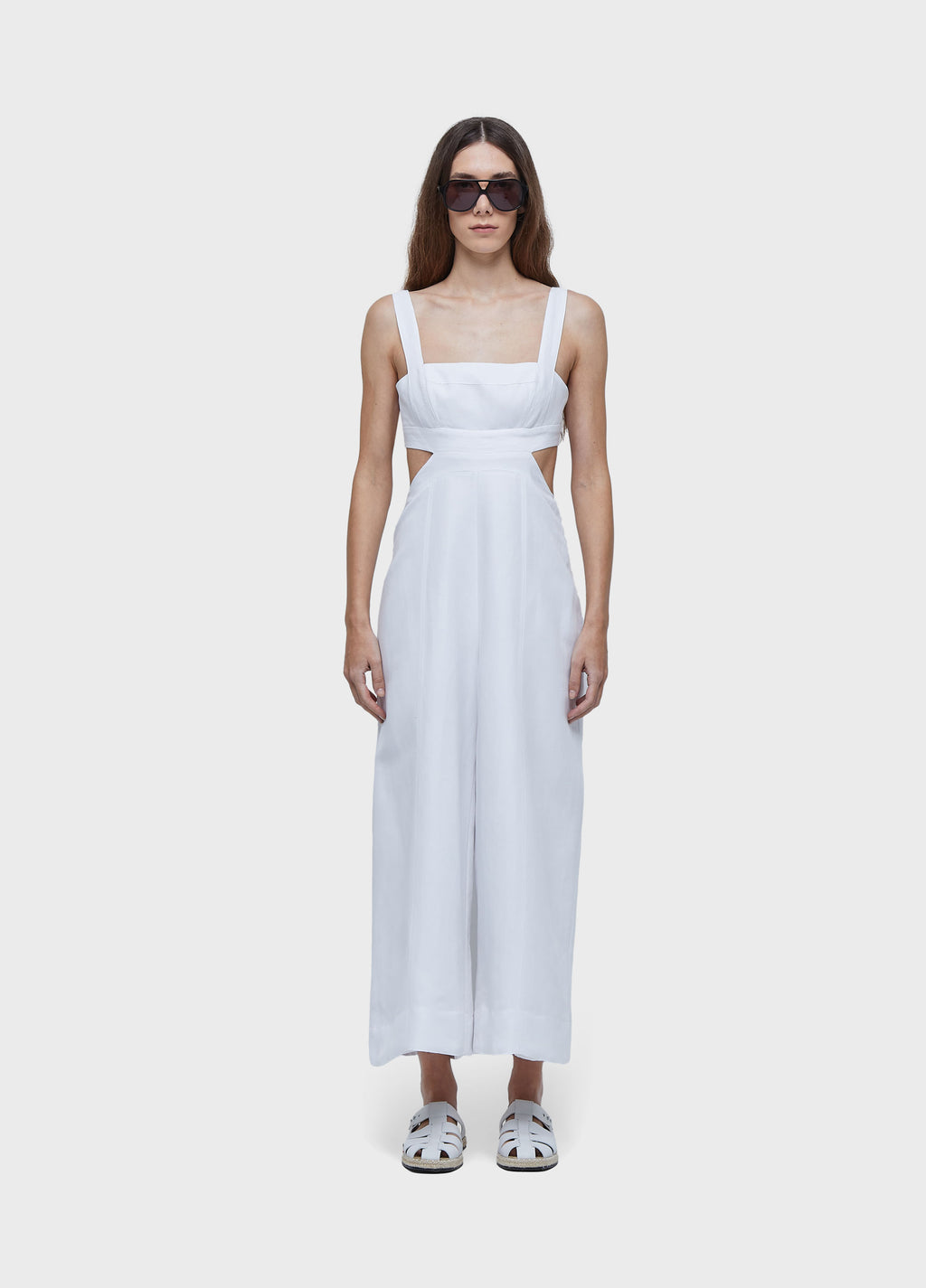JUMPSUIT WITH CUT-OUTS AND BUILT-IN BRA
