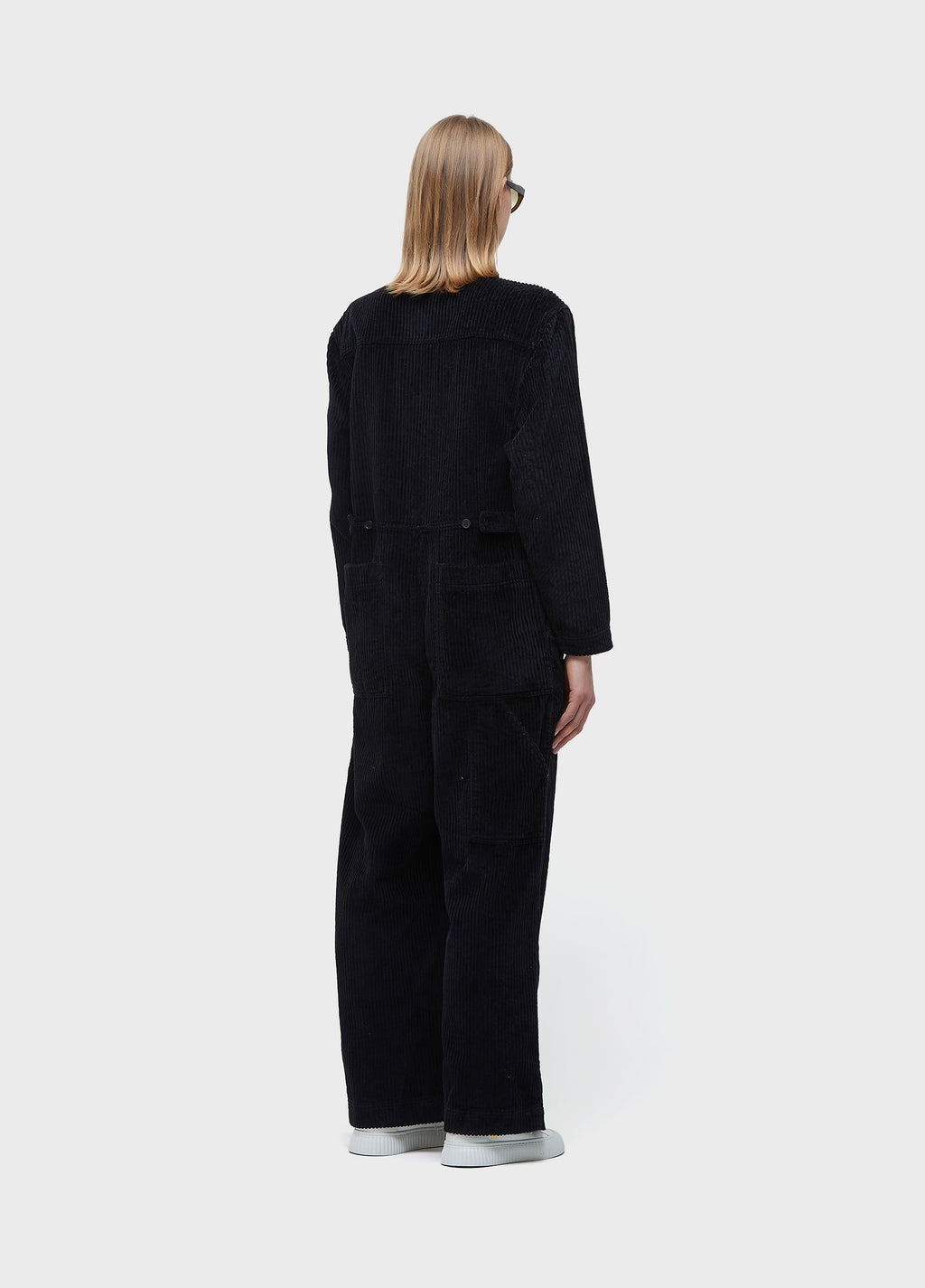 CORDUROY LONG SLEEVE COVERALL
