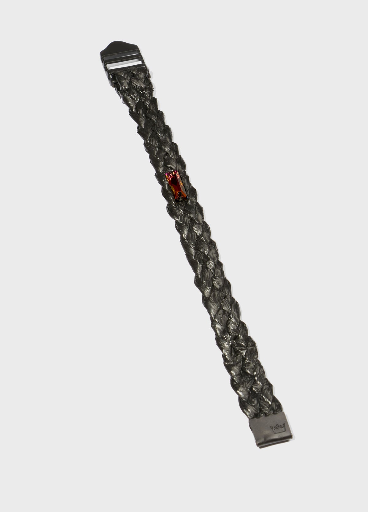 SOLITAIRE CRYSTAL RAFFIA BRACELET