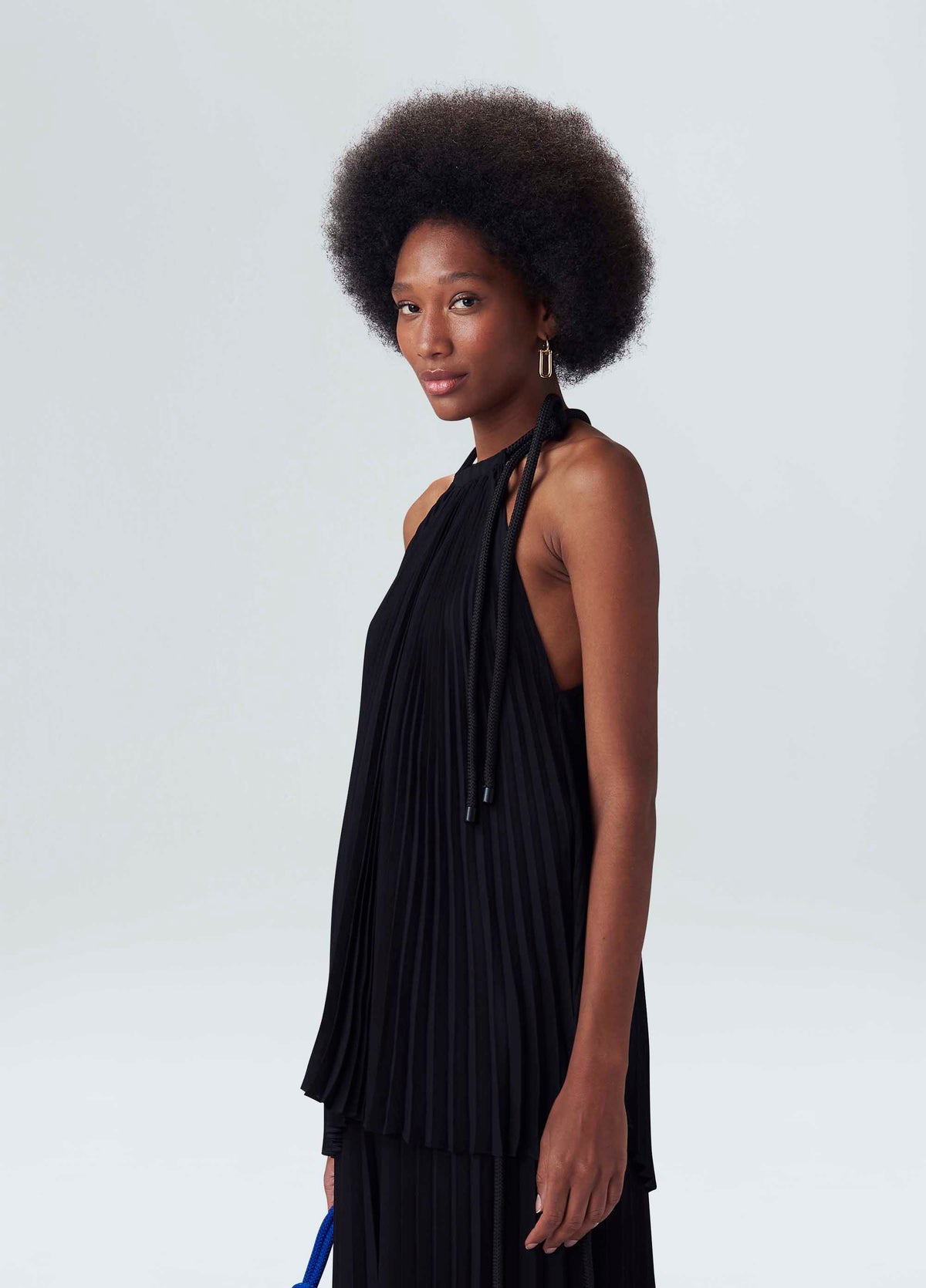 PLEATED BLOUSE