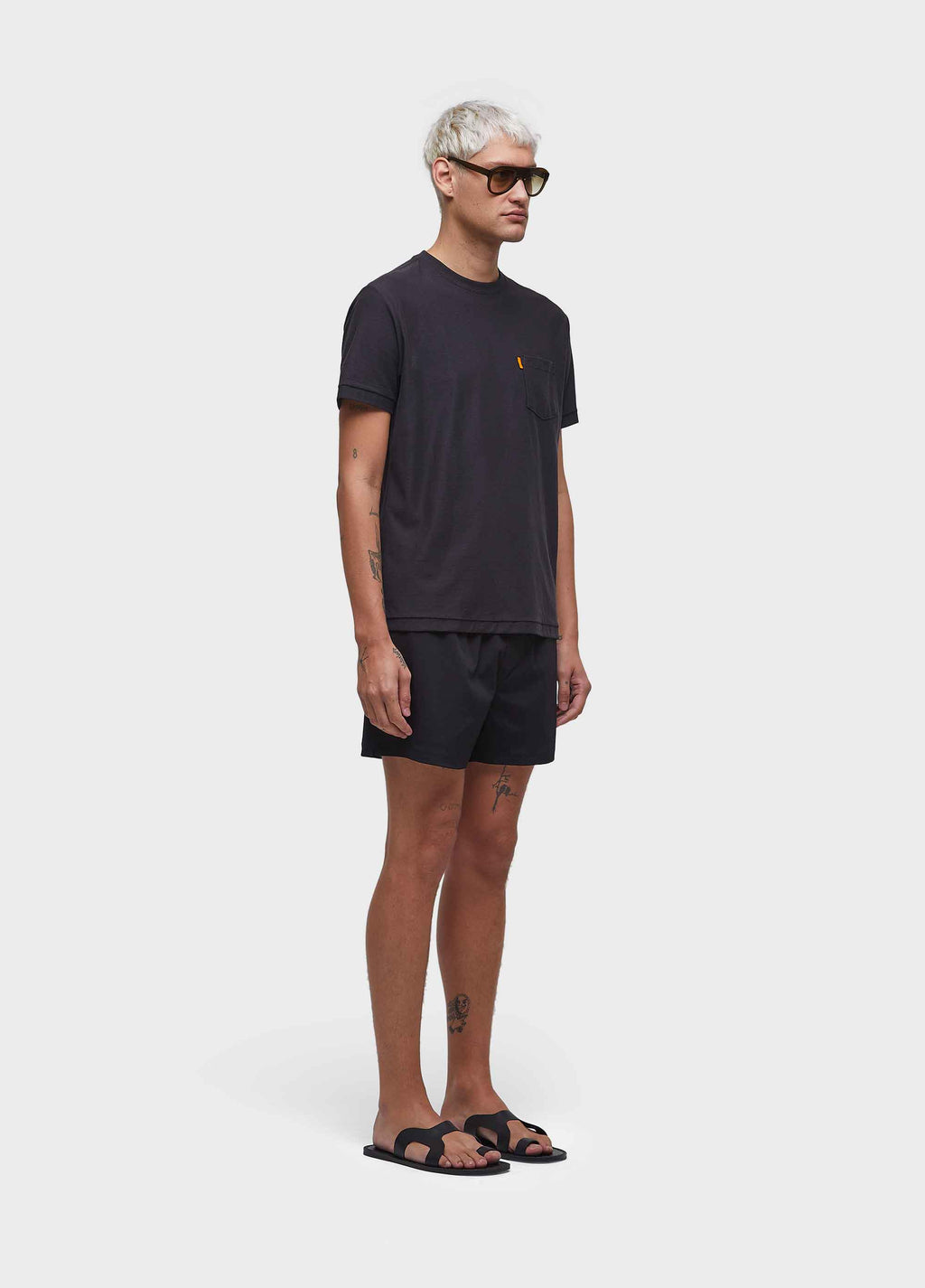 WASHED POCKET SPOT T-SHIRT