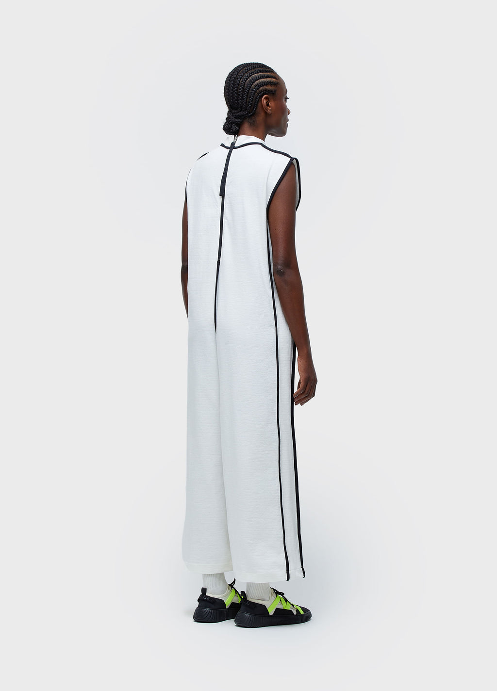 DOUBLE OUTLINE SWEATSHIRT JUMPSUIT
