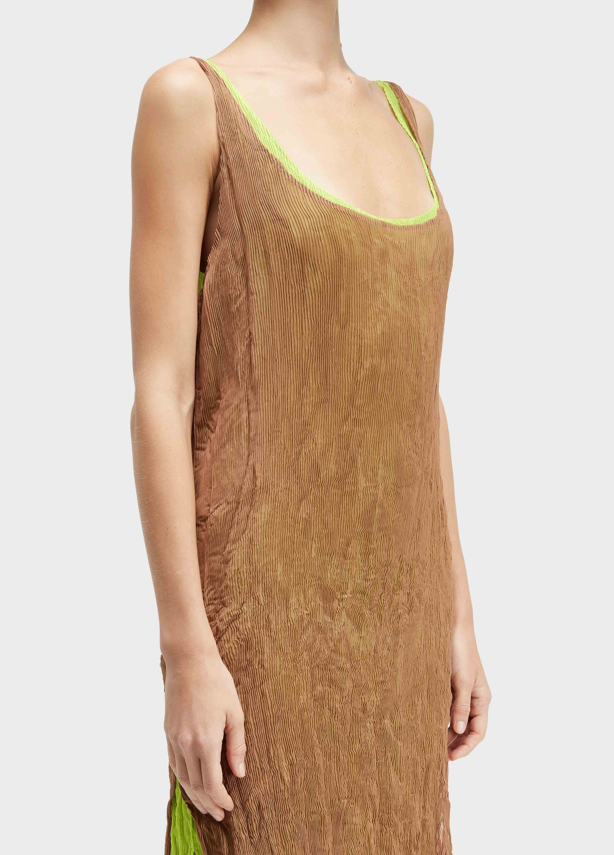 VESTIDO REGATA PLISSÉ DUO