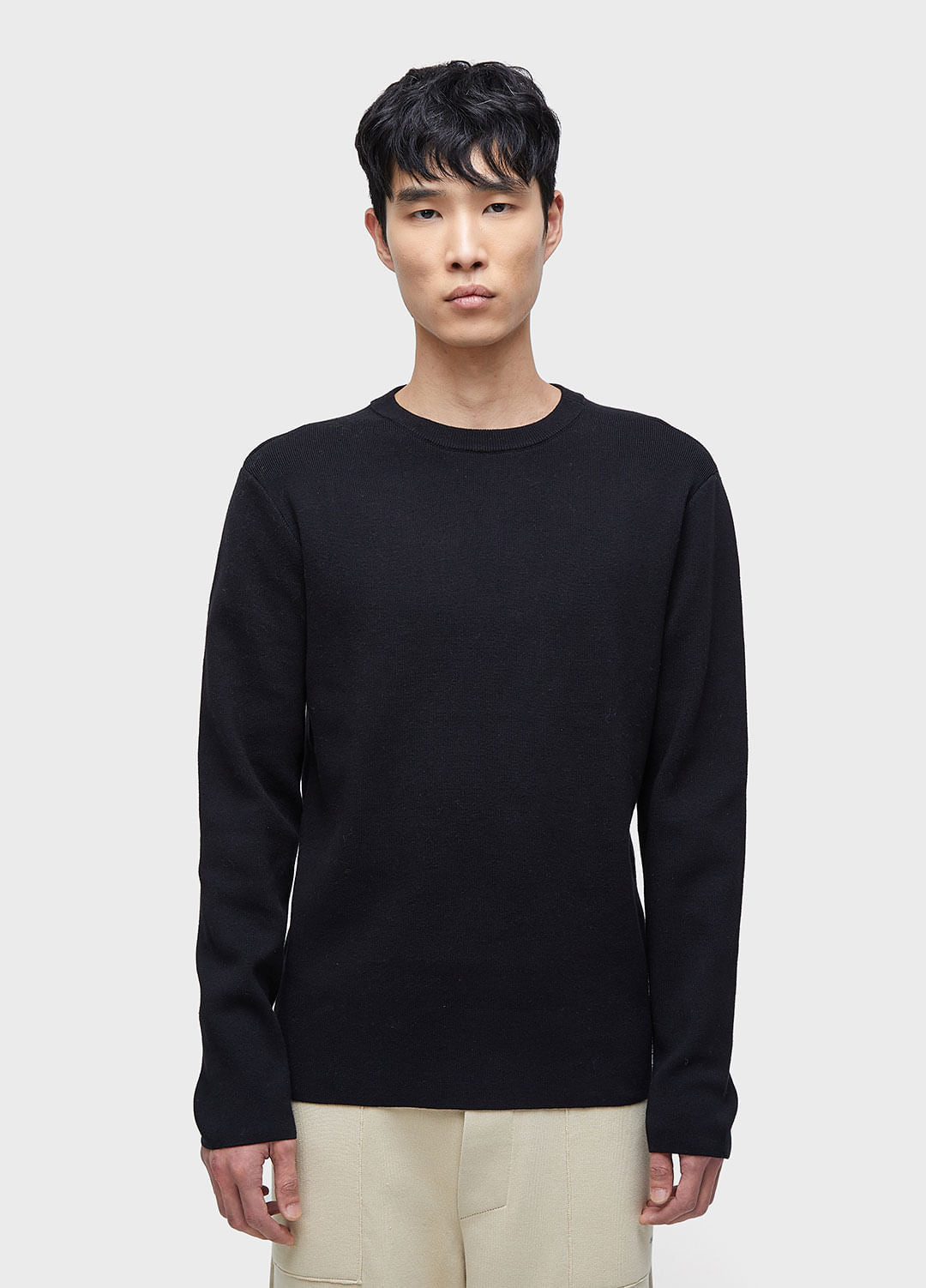 SOLID COTTON KNIT