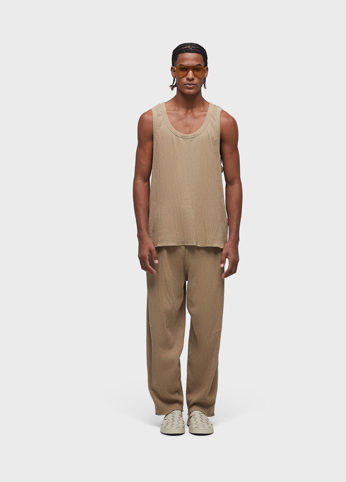 NEW WRINKLED YOKE TANK TOP