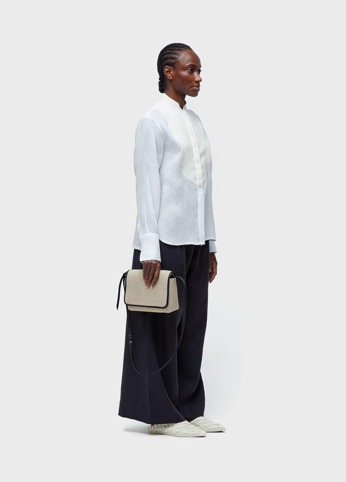SMOKING LINEN SHIRT