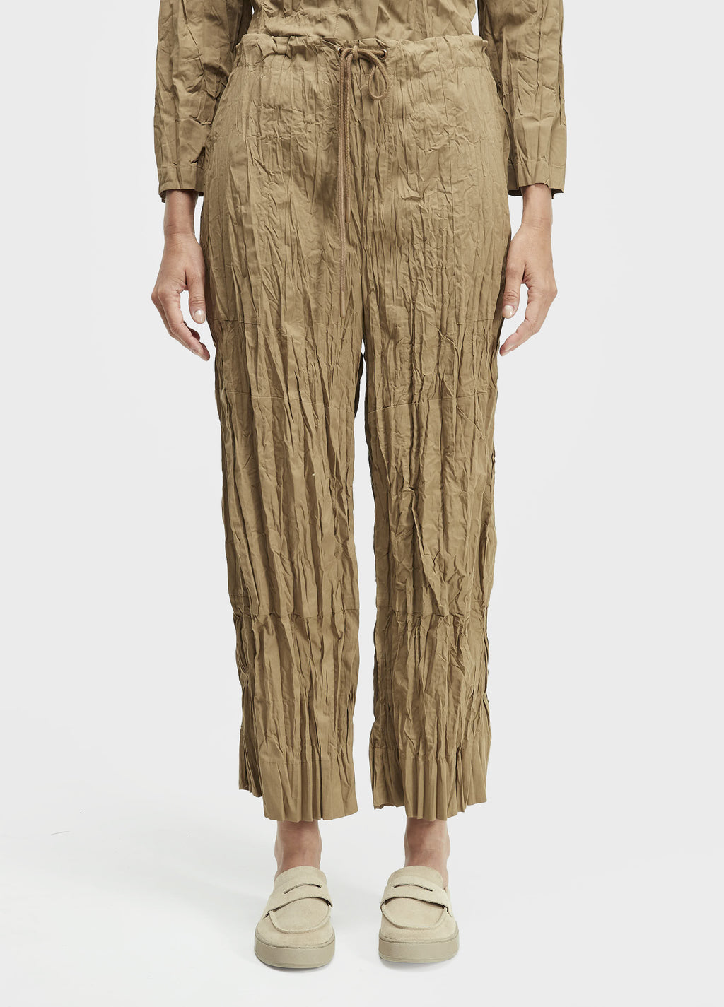 Calça Tricoline Wrinkled Cacau – Osklen – foto 2