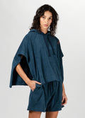 INDIGO TOWEL BLOUSE