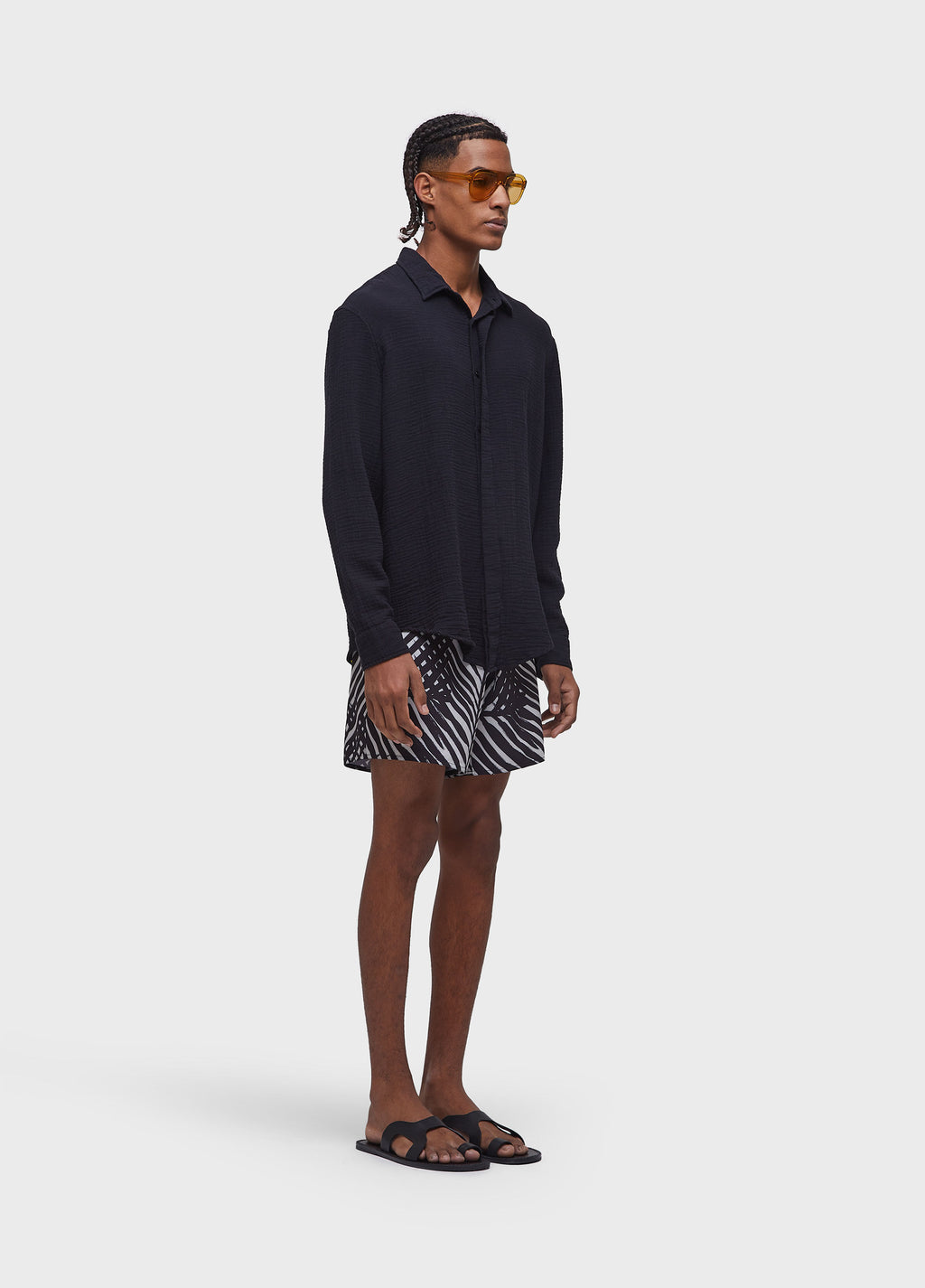 COTTON WAVY LONG-SLEEVED SHIRT