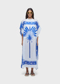 SCARF TILE PRINT DRESS