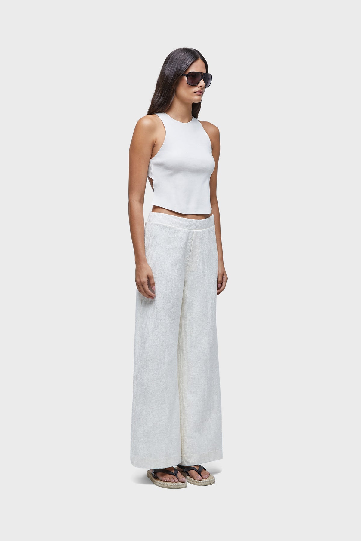 RUSTIC RIBBED KNIT PANTS